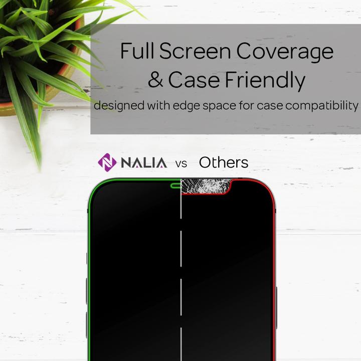 Produktbild Nalia 4x Schutzglas & 1x Schablone (4 Stück, Apple iPhone 12 Pro Max)