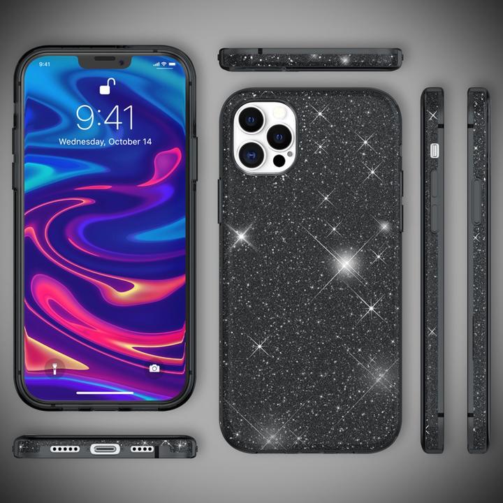 Produktbild Nalia Glitzer Handyhülle (Apple iPhone 12 Pro Max)