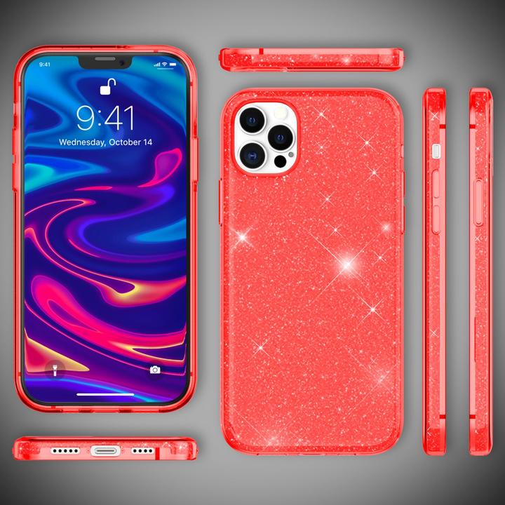 Produktbild Nalia Glitzer Handyhülle (Apple iPhone 12 Pro Max)