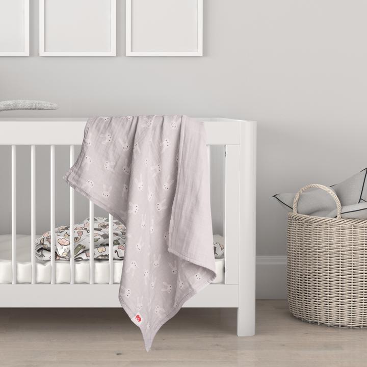 Produktbild Beberotti Organic 4-lagige doppelseitige Musselindecke (90 x 75 cm)