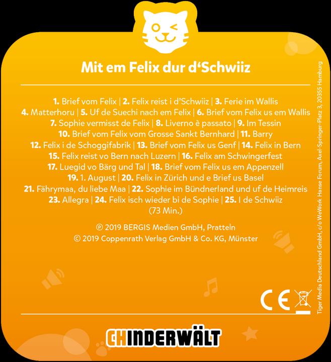 Produktbild Tigermedia Mit em Felix dur d'Schwiz (Schweizerdeutsch)