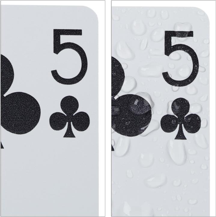 Produktbild Relaxdays Pokerkarten (Deutsch, Französisch, Italienisch, Englisch)