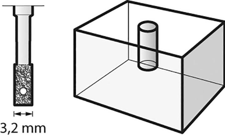 Produktbild Dremel Diamant-Glasbohrer (3.2 Millimeter)