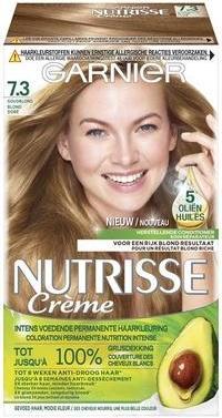 Image du produit Garnier Nutrisse Creme 7.3/73 Honey Blonde Hair Color (7.3, 73 Honey Blonde)