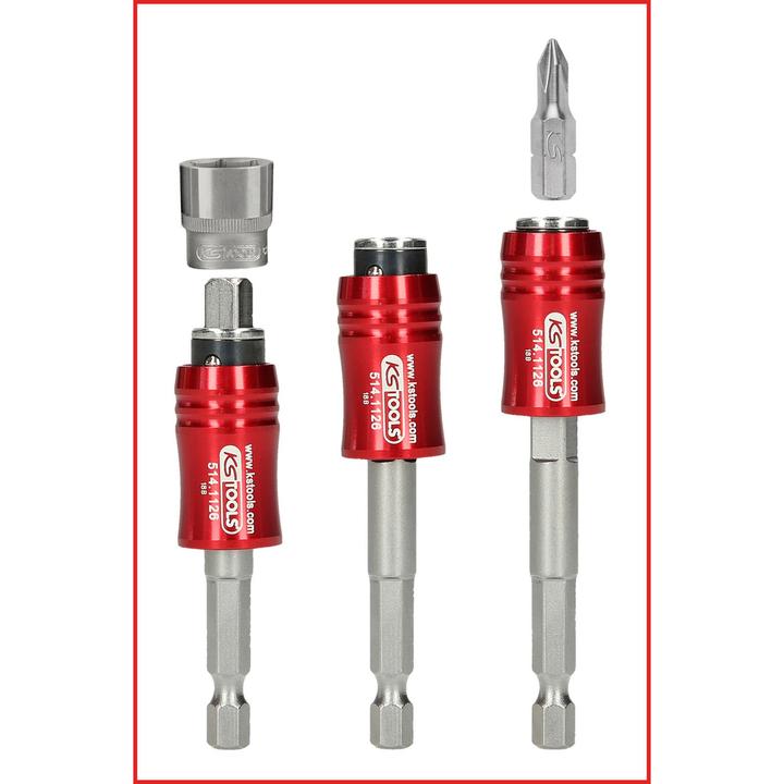 Actual product image KS Tools 1/4 2in1 quick change bit holder (1/4")