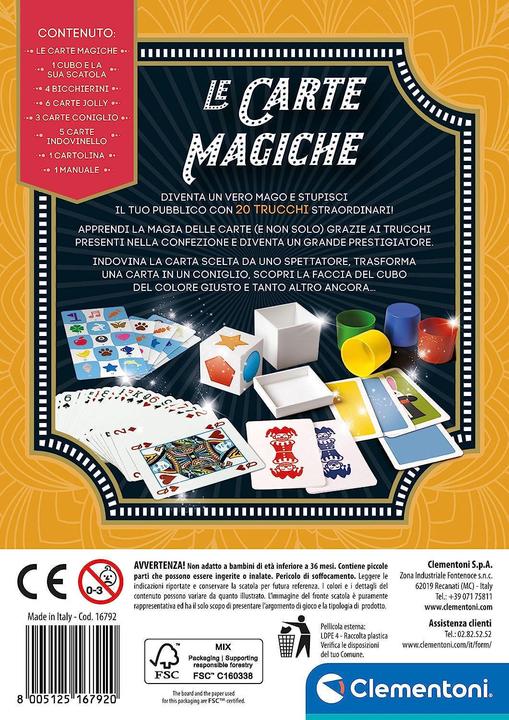 Image du produit Clementoni Les cartes magiques