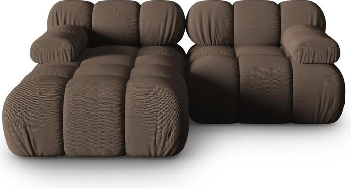 Actual product image Micadoni Modular Left Corner Sofa, "Bellis", 3 Seats, 188x155x70Made in Europe (Corner sofa)