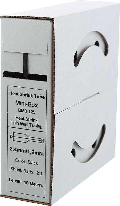 Immagine prodotto Offgridtec 10 m di tubo termorestringente 2,4 mm>1,2 mm nero (1 x)