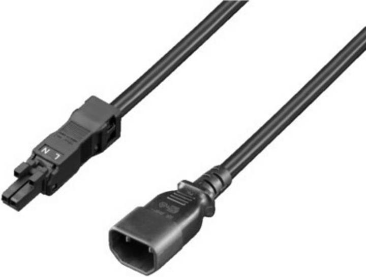 Actual product image Rittal PDU power cable IEC C8 (2 m)