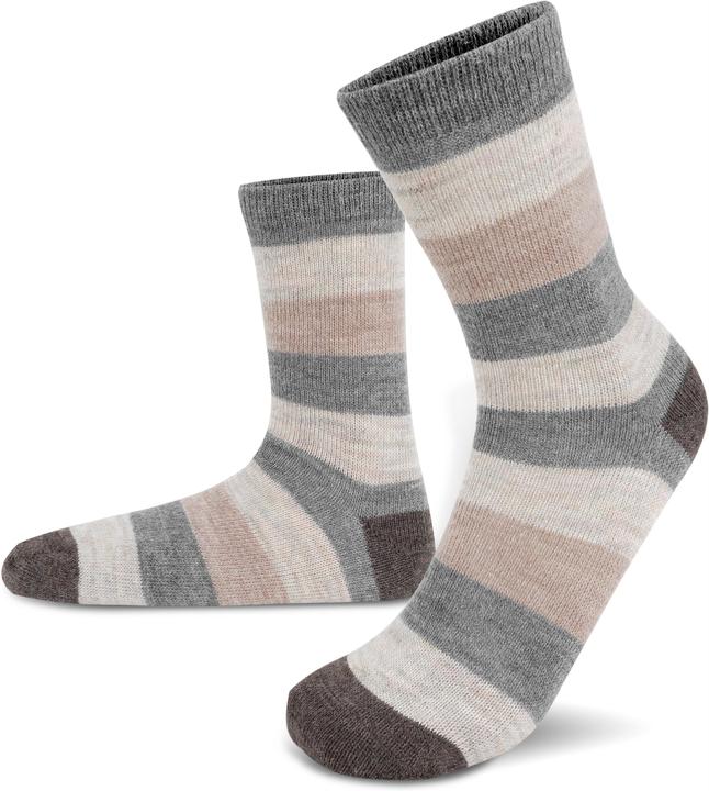 Produktbild Normani 6 Paar Alpakasocken breitgestreift (6er Pack, 39 - 42)
