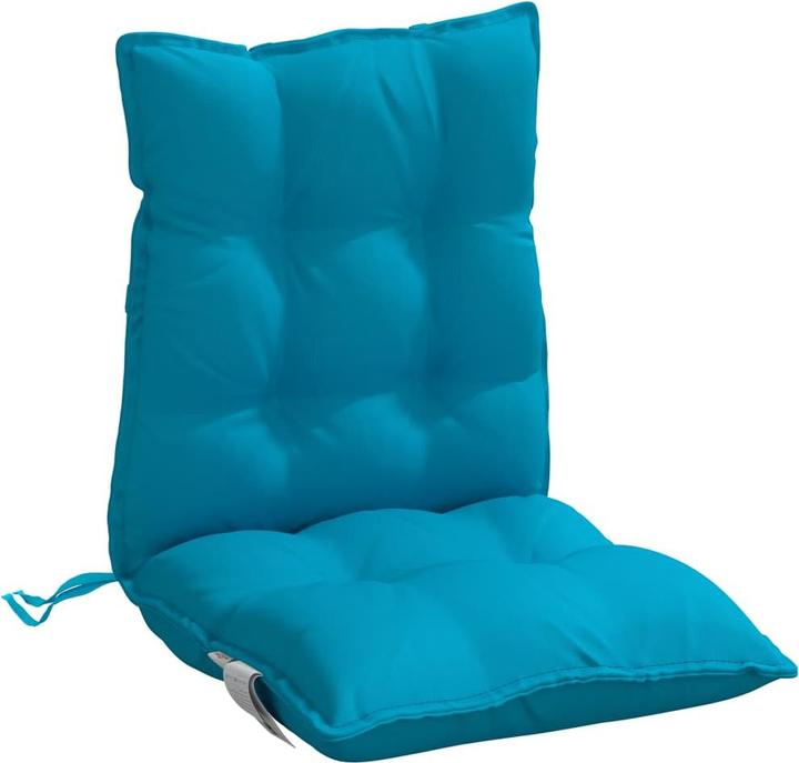 Actual product image VidaXL Low backrest cushions 4 pcs. Oxford fabric (100 x 50 x 7 cm)