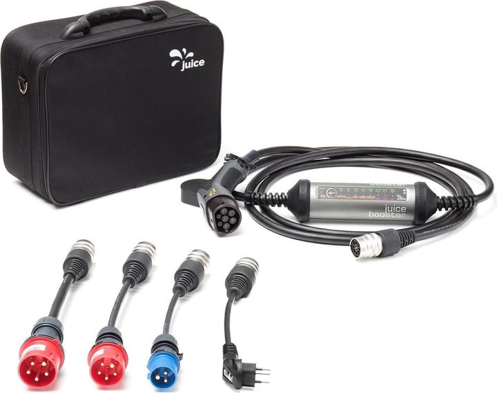 Juice Technology Set Juice Booster 2 (Type 2, 22 kW, 32 A, CEE16 bleu, CEE16 rouge, Type 13, CEE32 rouge)