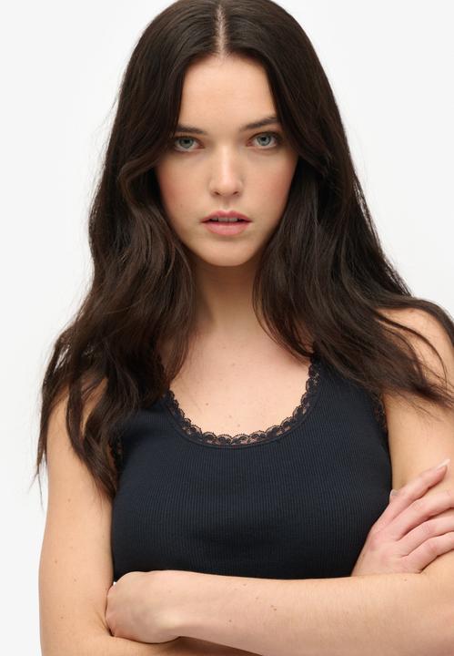 Immagine prodotto Superdry Vintage Tanktop mit Spitzenbesatz (12)