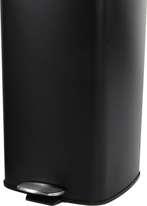 Produktbild Mojawo Metall Mülleimer Treteimer Abfalleimer Tretmülleimer 30L Schwarz (30 l)