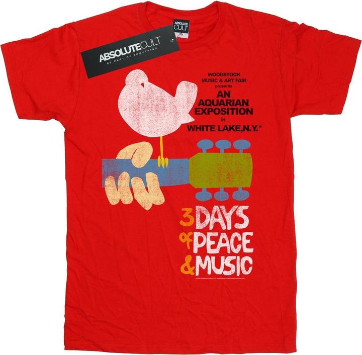 Woodstock Festival Poster TShirt Jungen
