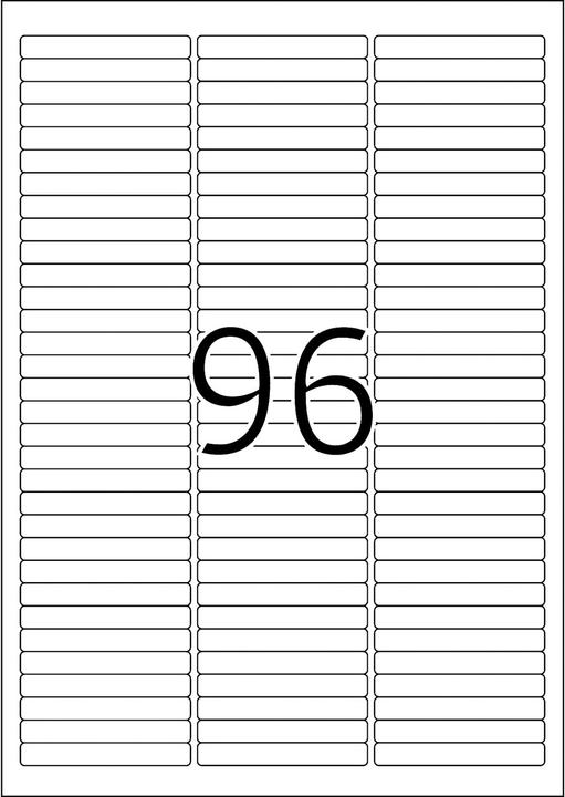 Actual product image HERMA A4 removable labels
