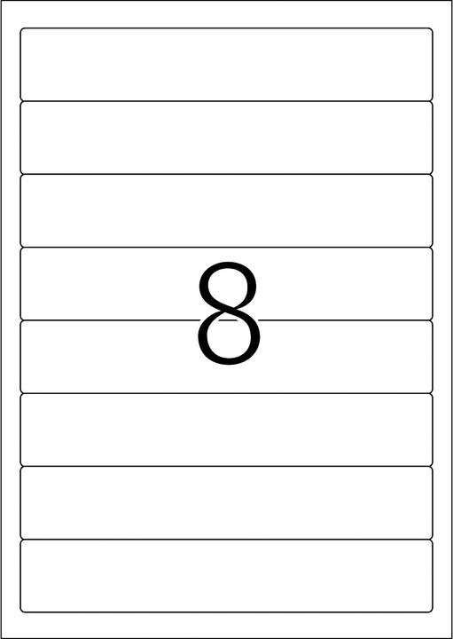 Actual product image HERMA Folder labels A4