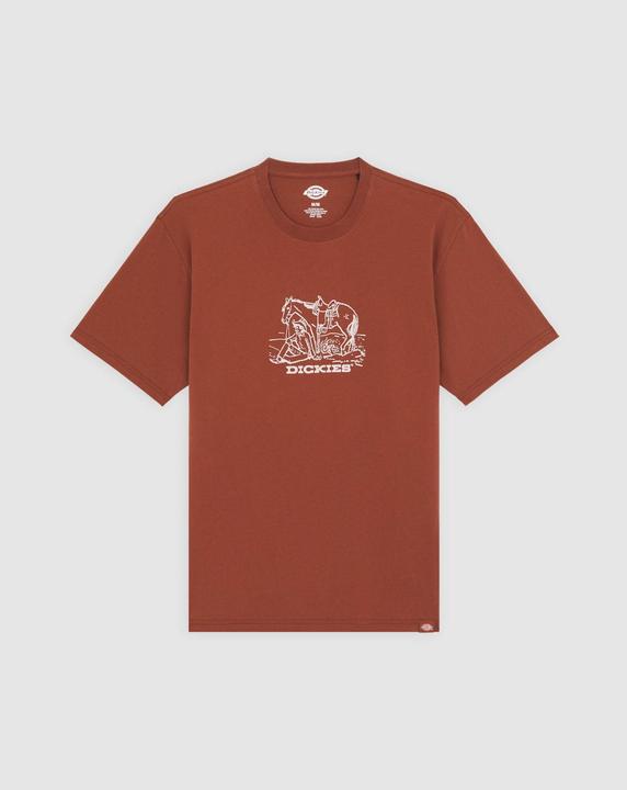 Dickies Companion Center Logo Ss Tee Cappuccino (S)