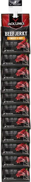 Image du produit Jack Link's Collation à base de viande Boeuf séché sucré et chaud (25 g)