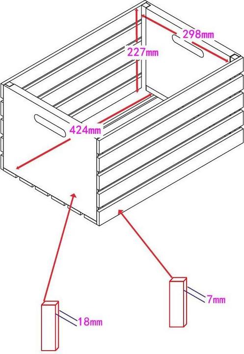 Actual product image Habau Fruit and vegetable box