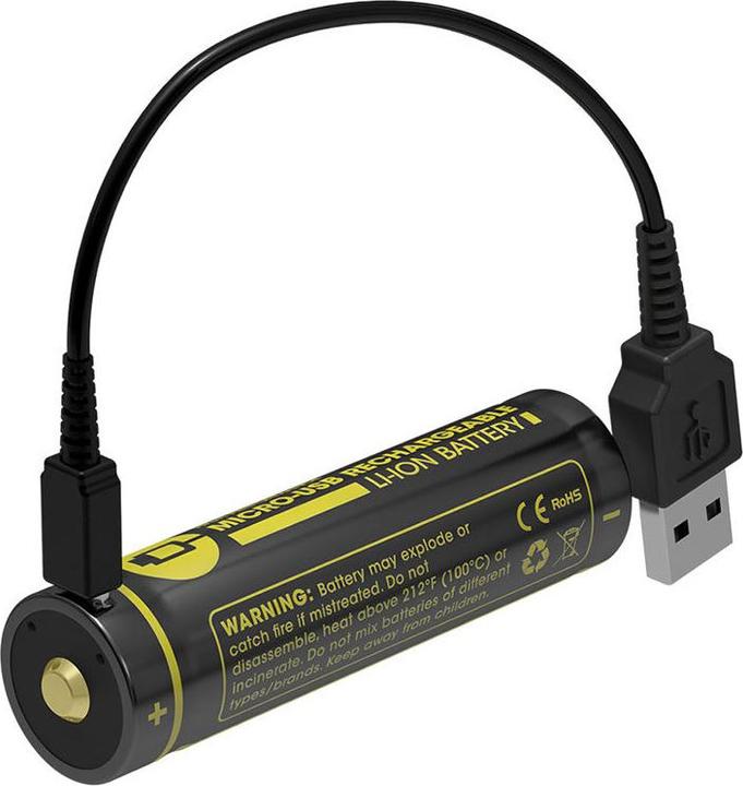 Actual product image Nitecore 18650 USB battery 3500mAh NL1835r