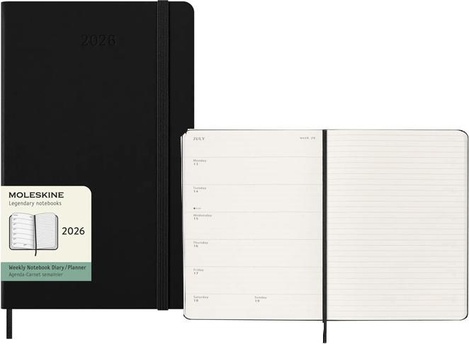 Actual product image Moleskine Geschäftsagenda Weekly (13 x 21 cm, English)