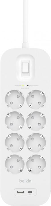 Produktbild Belkin Surgemaster Überspannungsschutz (8 x, 2 m)