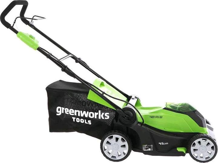 Actual product image Greenworks G40LM41 (Rechargeable battery operated)