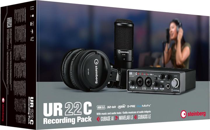 Image du produit Steinberg Pack d'enregistrement UR22C (USB)