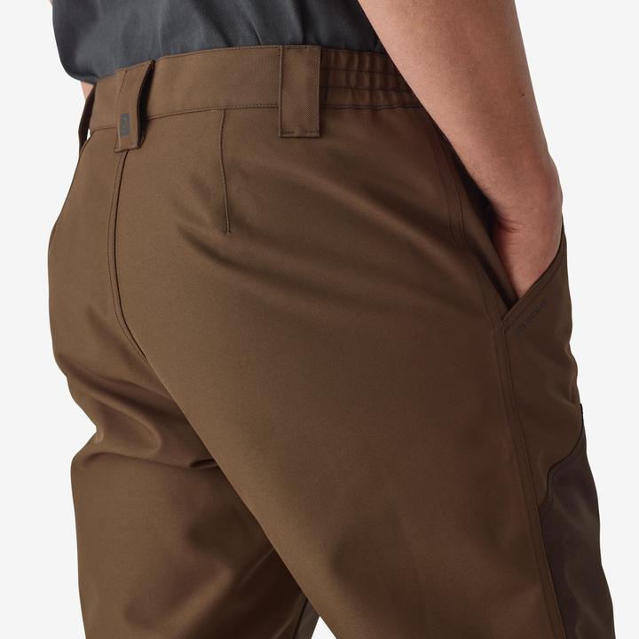 Actual product image Solognac Hunting reinforced waterproof trousers woodland 500 two-tone/brown (L)