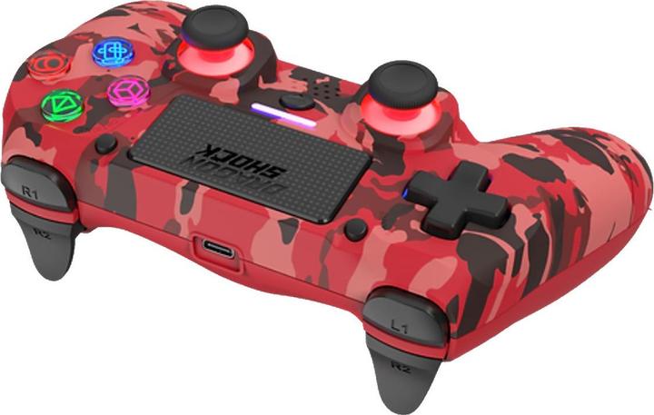 Produktbild DragonShock Controller Miraz Wireless rot camo PS4 (Playstation Classic)