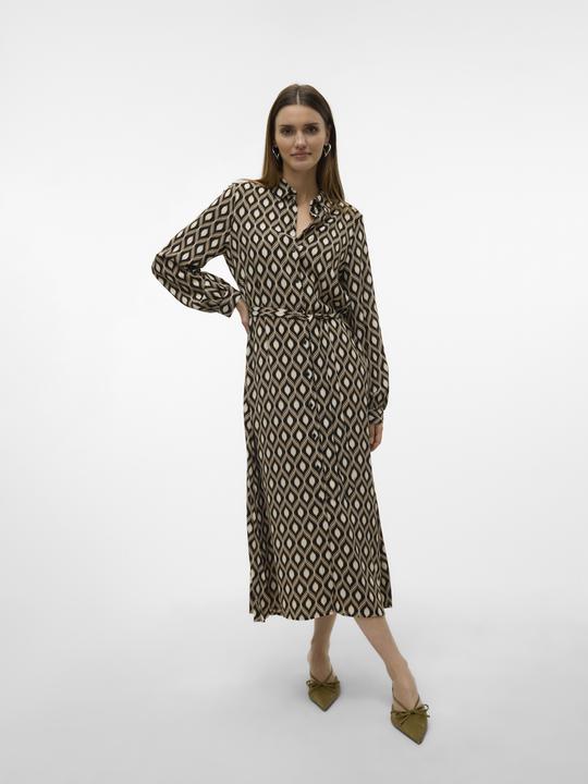 Produktbild Vero Moda VMVARIA Langes Kleid Hemdblusenkleid (S)