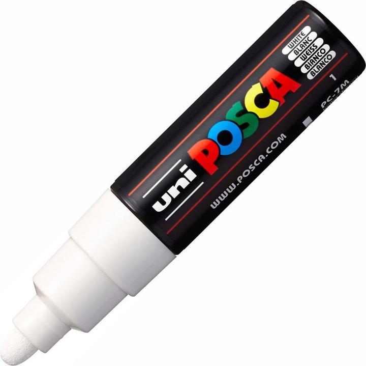 Produktbild Posca Medium Marker PC-7M (White, 5.50 mm, 1 x)