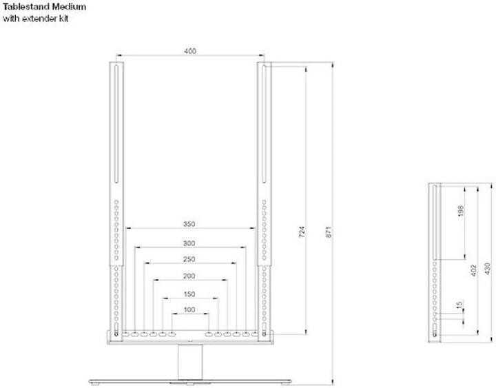 Produktbild Multibrackets M VESA Extender kit (Adapter- / Montageplatten)