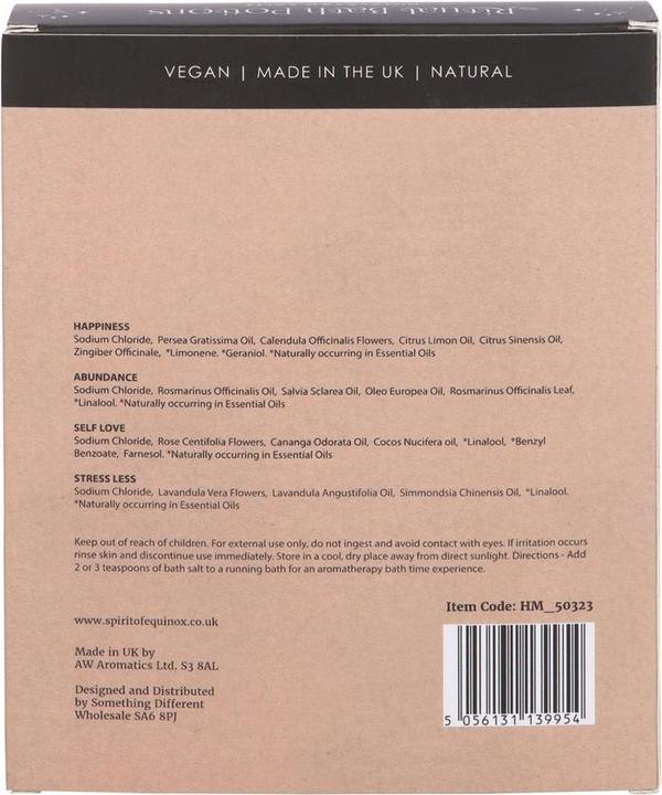 Actual product image Something Different Herbal Ritual Bath Salts (Pack of 4) (Bath salts)