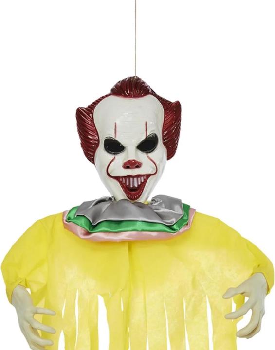 Actual product image Smiffys Creepy Clown Hanging Prop