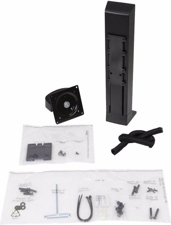 Produktbild Ergotron WorkFitT + PD single LD monitor Kit, 24 inch, 2 VESA + (Tisch, 27.01")