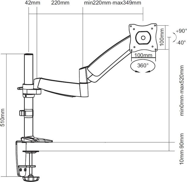 Image du produit equip Support de table (Tables, 27.01")