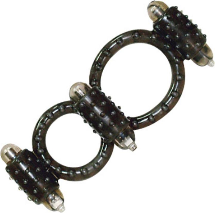 Actual product image Seven Creations Cock N Balls Vibro Harness (3 cm)