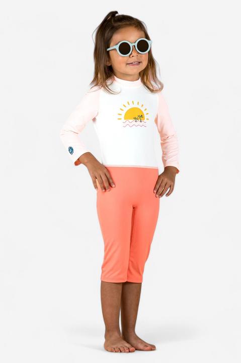 Image du produit Nabaiji Maillot de bain UV bébé manches longues - imprimé rose