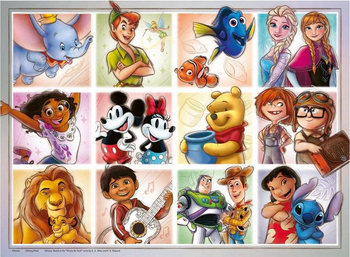 Immagine prodotto Ravensburger Puzzle per bambini - 12004118 Disney Multicharacter - Puzzle per bambini dai 6 anni in su, con 100 (100 pezzi)