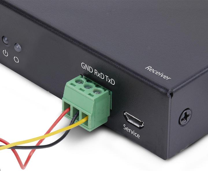 Actual product image StarTech .com IH2006-HDMI-RX, Receiver, Kabelgebunden, 3840 x 2160 Pixel, 60 Hz, Schwarz, Metall