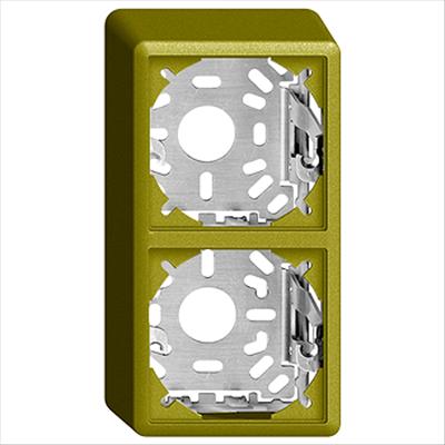 Actual product image Feller AP housing Edizio 140x74x54 mm olive