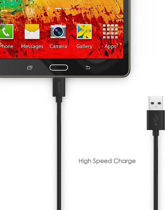 Produktbild Aukey USB 3er Pack (1.20 m, USB 2.0)