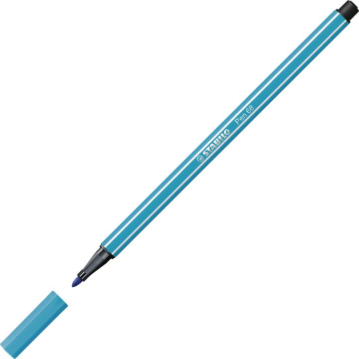 Produktbild STABILO Pen 68 Premium-Filzstift (Hellblau, 1 x)