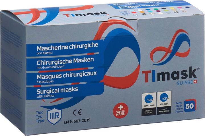 Timask Einweg-Mundschutz (Typ IIR, 50 x)