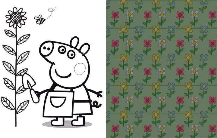 Productafbeelding Peppa Pig Mijn vieze krabbelboek (Duits, Uitgeverij Schwager & Steinlein, 2021)