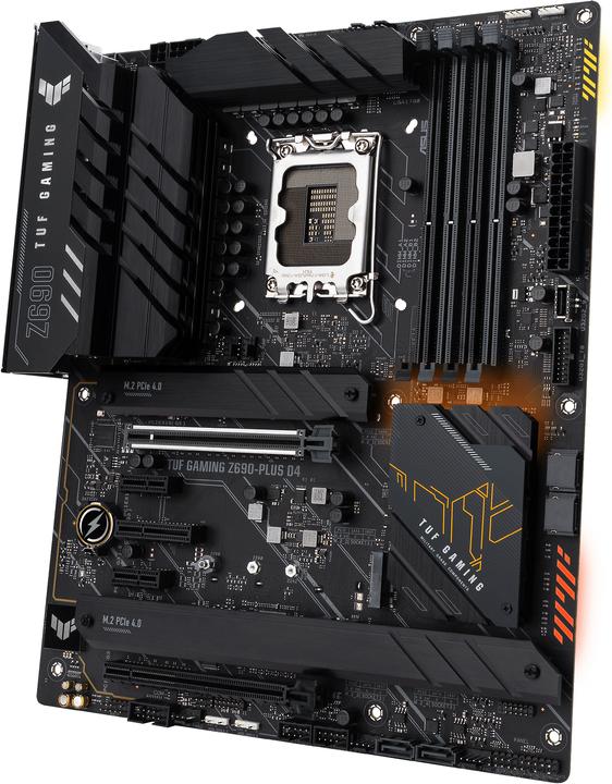 Actual product image ASUS TUF Gaming Z690-Plus D4 (LGA 1700, Intel Z690H, ATX)