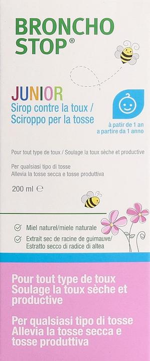 Immagine prodotto Hänseler BRONCHOSTOP Junior sciroppo per la tosse 200ml (1 Pezzo/i)