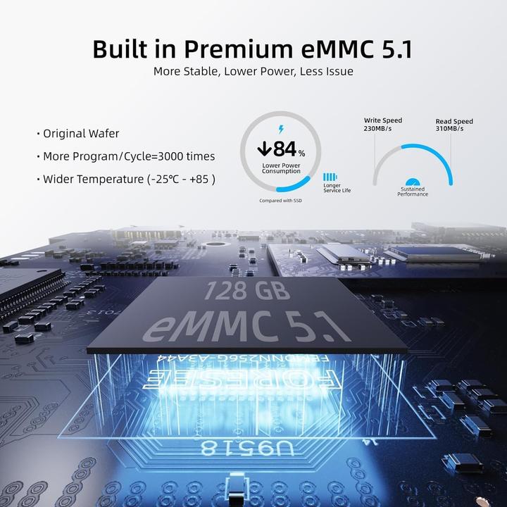 Produktbild Mele Quieter3C Mini-PC mit Windows 11 Pro (Intel Celeron N5105, 8 GB, 265 GB)